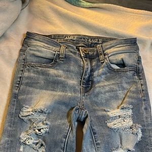 American eagle jeans size 0